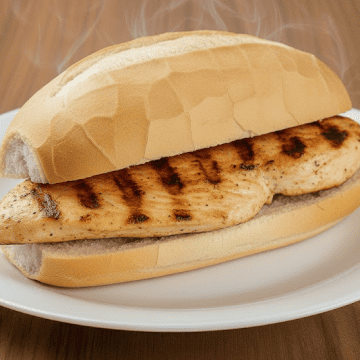 Lanche de filé de frango