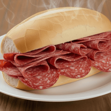 Lanche de salame