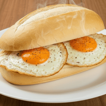 Pão com ovo
