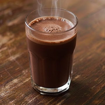 copo de chocolate quente