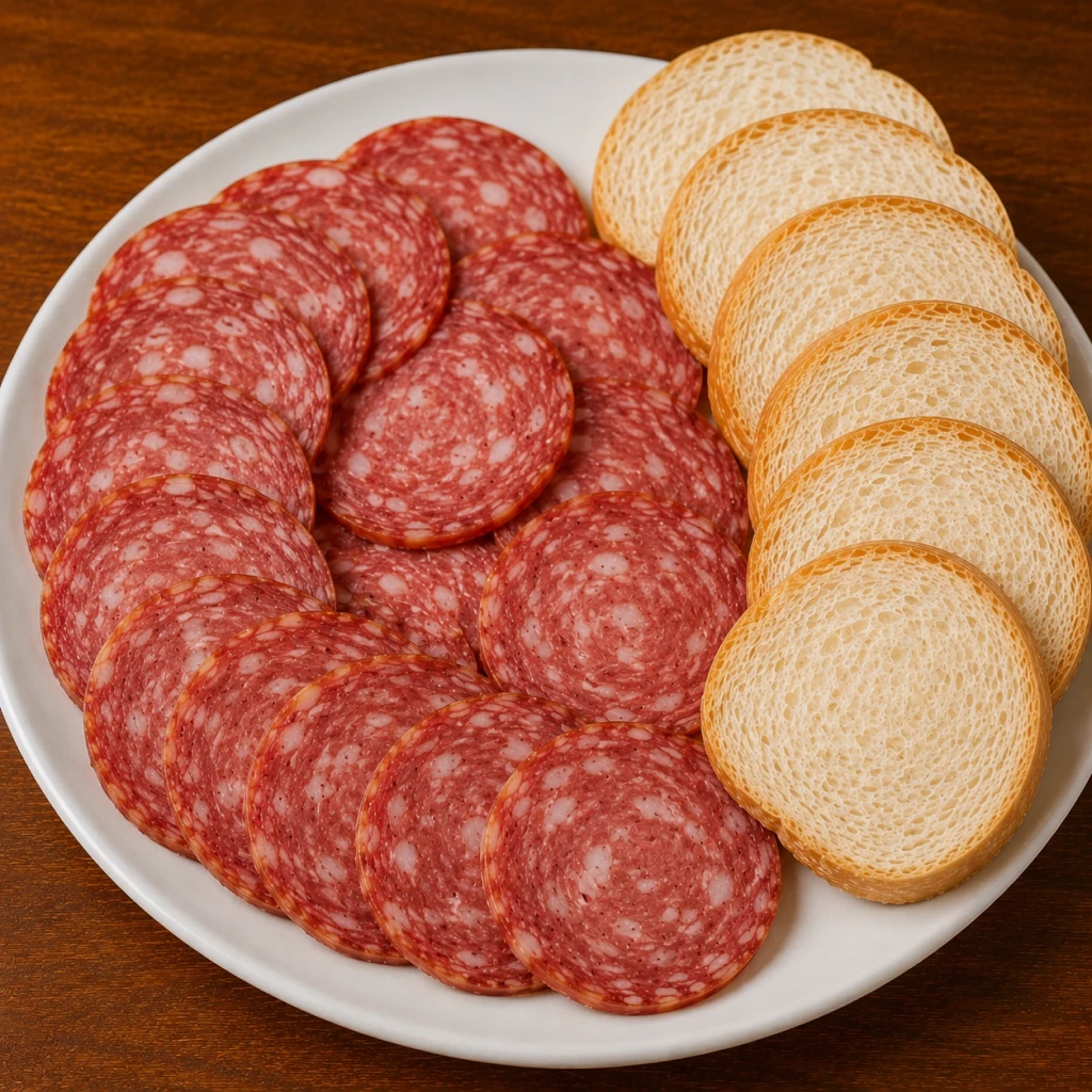 Porção de salame