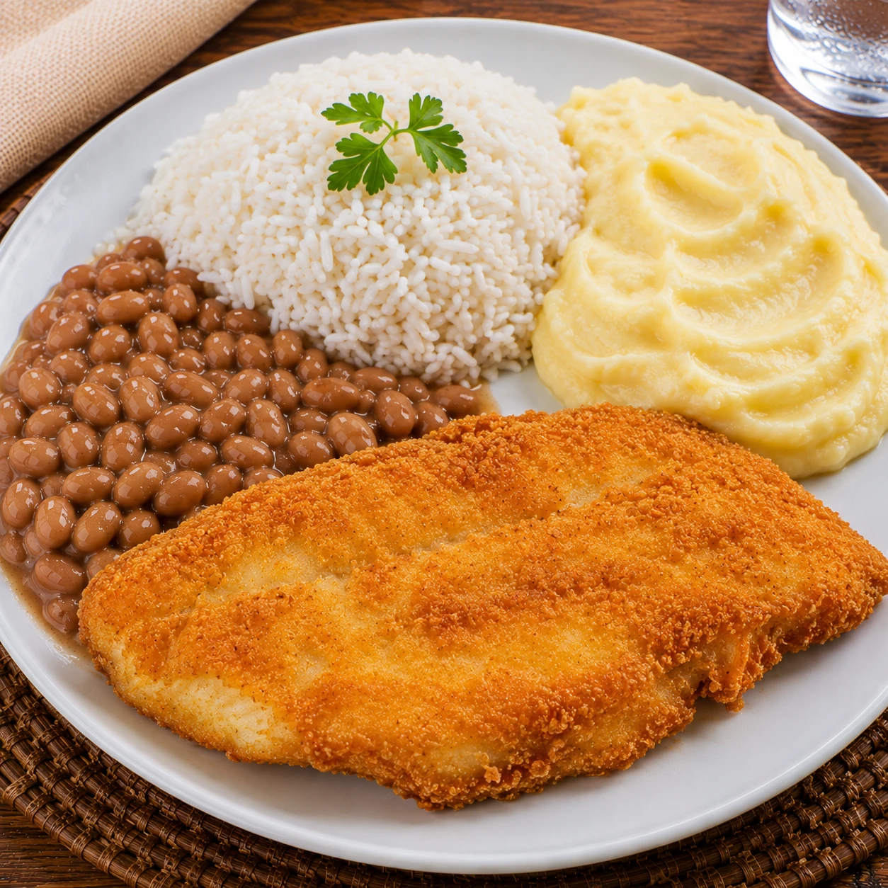 Peixe empanado