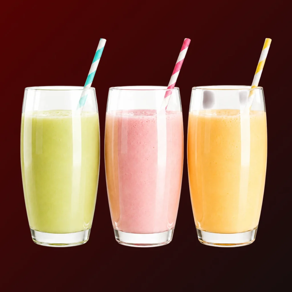 Suco natural com leite